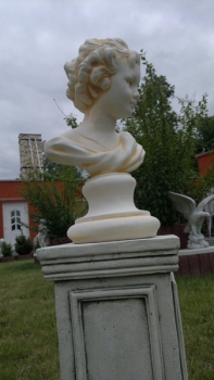 Preview: Büste, Skulptur, Steinfigur, Gartendekoration