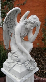 Engel, Steinfigur, Statue, Gartenfigur, Steinguss, Skulptur, Gartendekoration