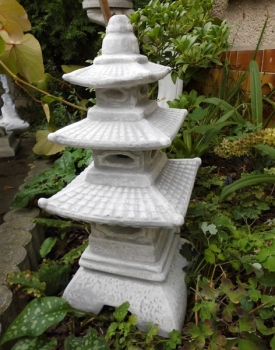 Preview: Steinlaterne, Japan Lampe, Feng Shui, Vogelhaus, Teehaus