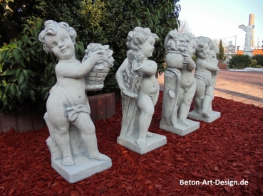 Preview: Steinfiguren Set, Gartenfiguren, Skulpturen, Statuen