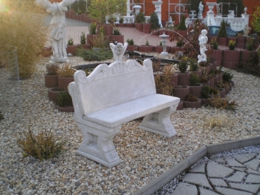 Steinbank, Gartenbank, Gartendekoration