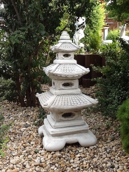 Steinlaterne, Japan Lampe, Feng Shui, Vogelhaus, Skulptur, Teehaus