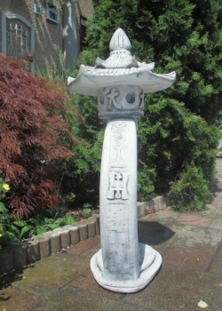 Preview: Steinlaterne, Japan Lampe, Feng Shui, Vogelhaus, Skulptur, Teehaus