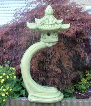 Steinlaterne, Japan Lampe, Feng Shui, Vogelhaus, Skulptur, Teehaus