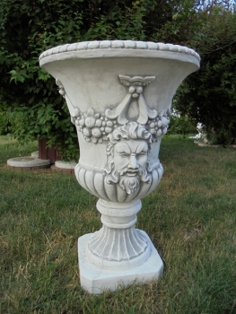 Amphore, Steinvase, Pflanzschale, Steinschale, Steinguss, Gartendekoration