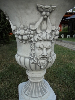 Preview: Pflanzschale, Gartenfiguren, Steinfiguren, Statuen, Skulpturen, Gartendekoration