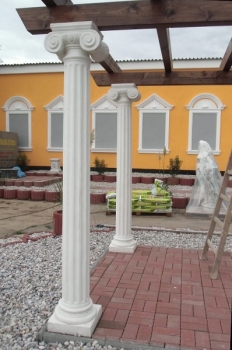 Säule, Betonsäule, Steinsäule, Gartensäule, Kapitel, Basis