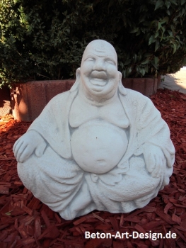 Preview: Steinfigur, Buddha, Park & Gartendekoration, Steinguss, Feng Shui, Skulptur, Gartenfigur