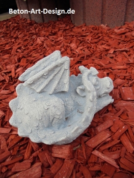 Preview: Drache, Skulptur, Steinfigur, Gartenfigur, Gartendekoration, Statue