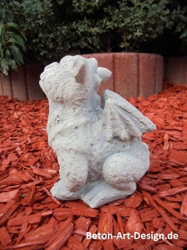 Preview: Drache, Skulptur, Steinfigur, Gartenfigur, Gartendekoration, Statue
