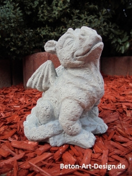 Preview: Drache, Skulptur, Steinfigur, Gartenfigur, Gartendekoration, Statue