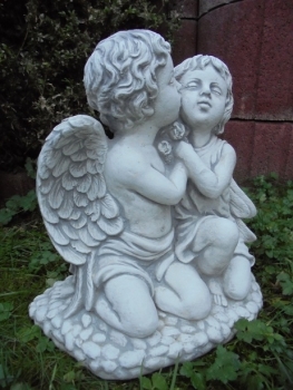 Preview: Engel, Steinfigur, Statue, Gartenfigur, Steinguss, Skulptur, Gartendekoration
