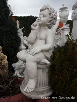 Preview: Engel, Steinfigur, Statue, Gartenfigur, Steinguss, Skulptur, Gartendekoration