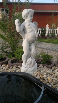 Preview: Engel, Steinfigur, Statue, Gartenfigur, Steinguss, Skulptur, Gartendekoration