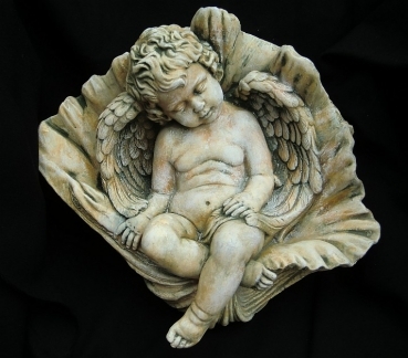 Engel, Steinfigur, Statue, Gartenfigur, Steinguss, Skulptur, Gartendekoration