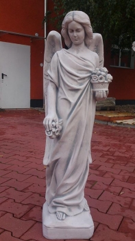 Engel, Steinfigur, Statue, Gartenfigur, Steinguss, Skulptur, Gartendekoration