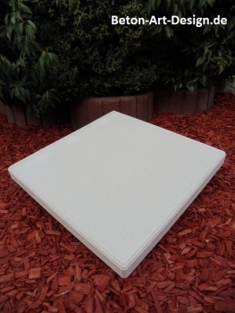Pfeilerabdeckung / Abdeckplatte, 60 x 60 cm, Park & Gartendekoration, Steinguss