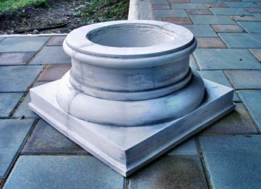 Basis Sockel, Kapitel, Säulen, Betonsäule, Gartendeko