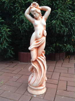 Gartenfigur "Jungfrau" 80 cm hoch, Park & Gartendekoration, Skulptur, Steinfigur, Steinguss, Statue