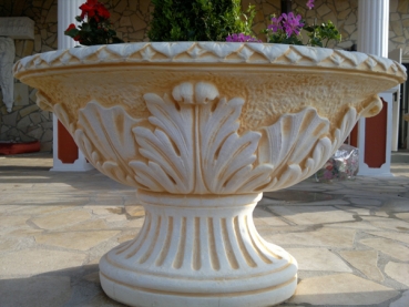 Preview: Pflanzschale, Steinfiguren, Gartenfiguren, Skulpturen, Statuen