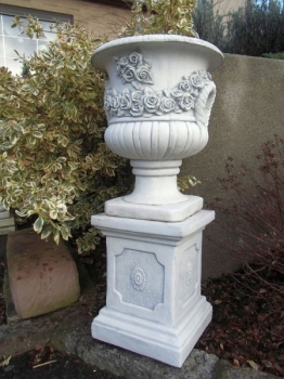 Pflanzschale, Steinvase, Amphore, Gartendekorationp