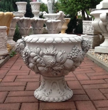 Pflanzschale, Amphore, Steinvase, Pflanztrog, Vase, Gartendekoration