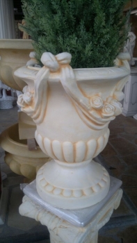 Preview: Pflanzschale, Steinfiguren, Gartenfiguren, Skulpturen, Statuen