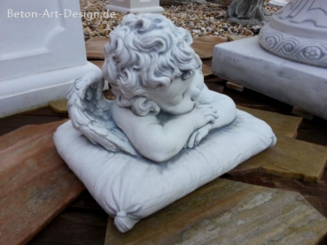 Preview: Engel, Steinfigur, Statue, Gartenfigur, Steinguss, Skulptur, Gartendekoration