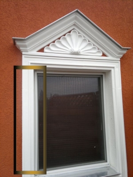 Preview: Fassadenstuck, Fensterumrahmung, Stuckleiste, Betonstuck