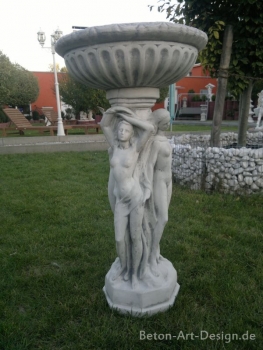 Pflanzschale, Gartenfiguren, Steinfiguren, Statuen, Skulpturen, Gartendekoration