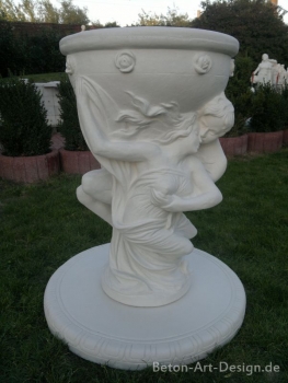 Preview: Bodenplatte unter Brunnen, Pflanzschalen, Statuen, Skulpturen