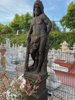 Gartenfigur, Statue, XXL "Herkules" 168 cm hoch, Steinfigur, Park & Gartendekoration, Betonfigur, Skulptur, Steinguss
