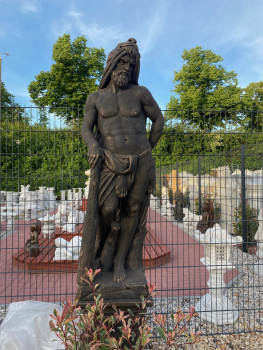 Gartenfigur, Statue, XXL "Herkules" 168 cm hoch, Steinfigur, Park & Gartendekoration, Betonfigur, Skulptur, Steinguss