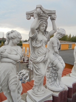 Statue, Steinfigur, Skulptur, Gartendekoration