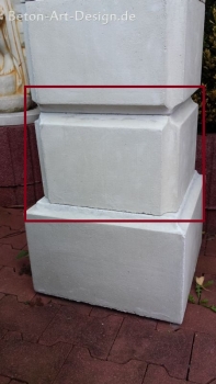 Torpfeiler, Zaunpfeiler, Sockel, Podest, Gartendekoration