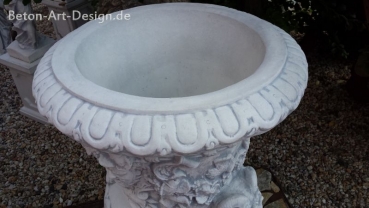Preview: Amphore, Steinvase, Pflanzschale, Steinschale, Steinguss, Gartendekoration