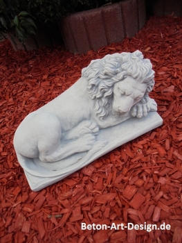 Preview: Löwen Steinfiguren, Statue, Gartendekoration