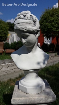 Büste, Skulptur, Steinfigur, Gartendekoration