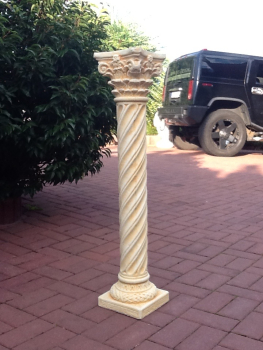Betonsäule, Säule, Steinguss, Gartendeko