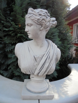 Büste, Skulptur, Steinfigur, Gartendekoration