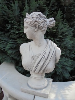 Preview: Büste, Skulptur, Steinfigur, Gartendekoration