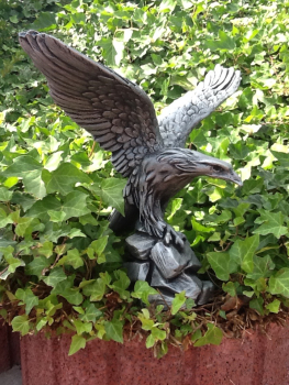 Adler Skulptur, Gartenfigur, Steinfigur
