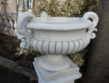 Pflanzschale, Amphore, Steinvase, Pflanztrog, Vase, Gartendekoration