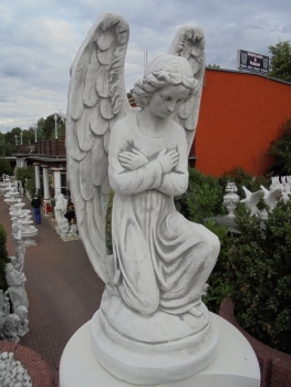 Preview: Engel, Steinfigur, Statue, Gartenfigur, Steinguss, Skulptur, Gartendekoration