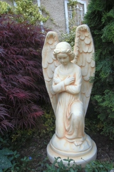 Engel, Steinfigur, Statue, Gartenfigur, Steinguss, Skulptur, Gartendekoration