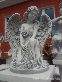 Engel, Steinfigur, Statue, Gartenfigur, Steinguss, Skulptur, Gartendekoration