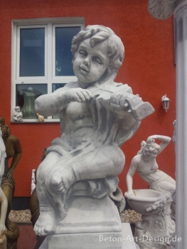 Engel, Steinfigur, Statue, Gartenfigur, Steinguss, Skulptur, Gartendekoration