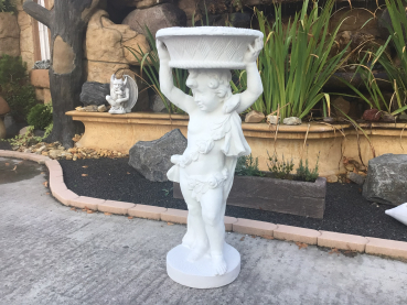 Preview: Putte, Steinfigur, Gartendekoration, Skulptur