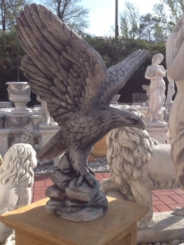 Adler Statuen, Steinfiguren, Skulpturen, Gartendekoration
