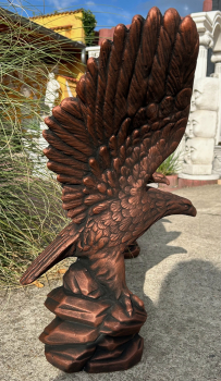 Steinfigur, Adler, Skulptur, Steinkunst, Frostsicher